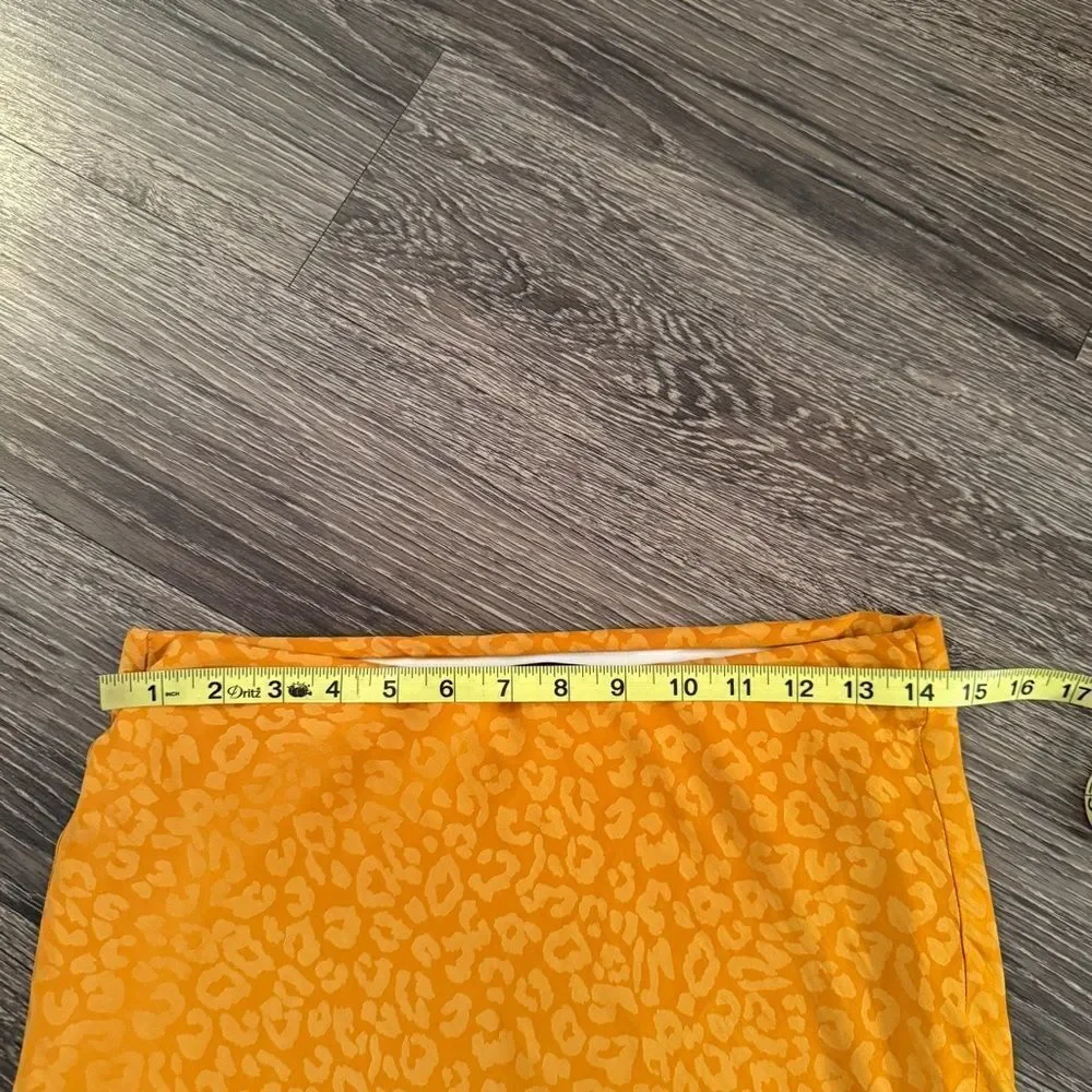 Banana Republic Animal Print Midi Skirt
